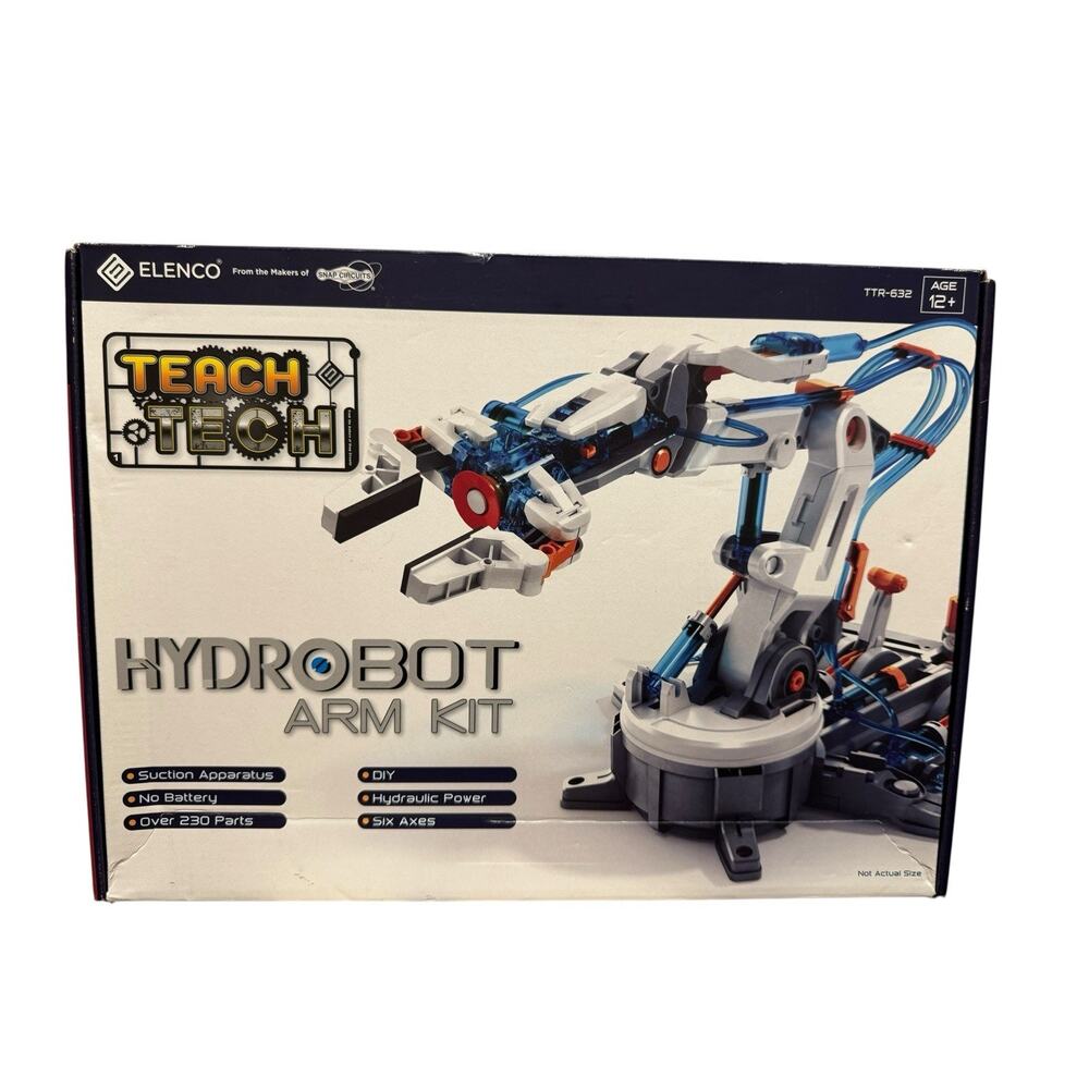 NEW Teach Tech Hydrobot Arm Kit (Hydraulic Kit) STEM Building Toy (12+) Elenco